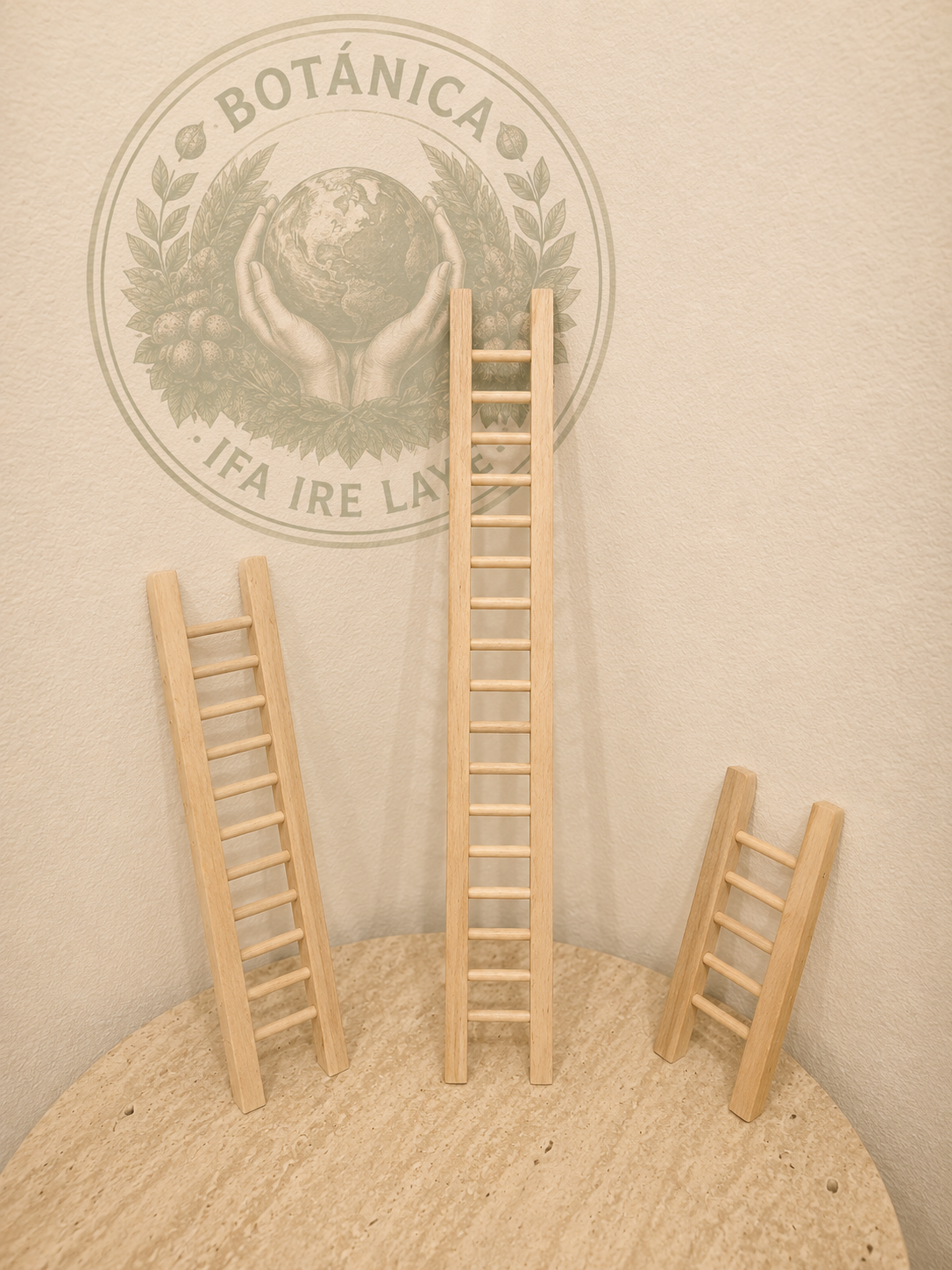 Escalera de Madera 7 pasos