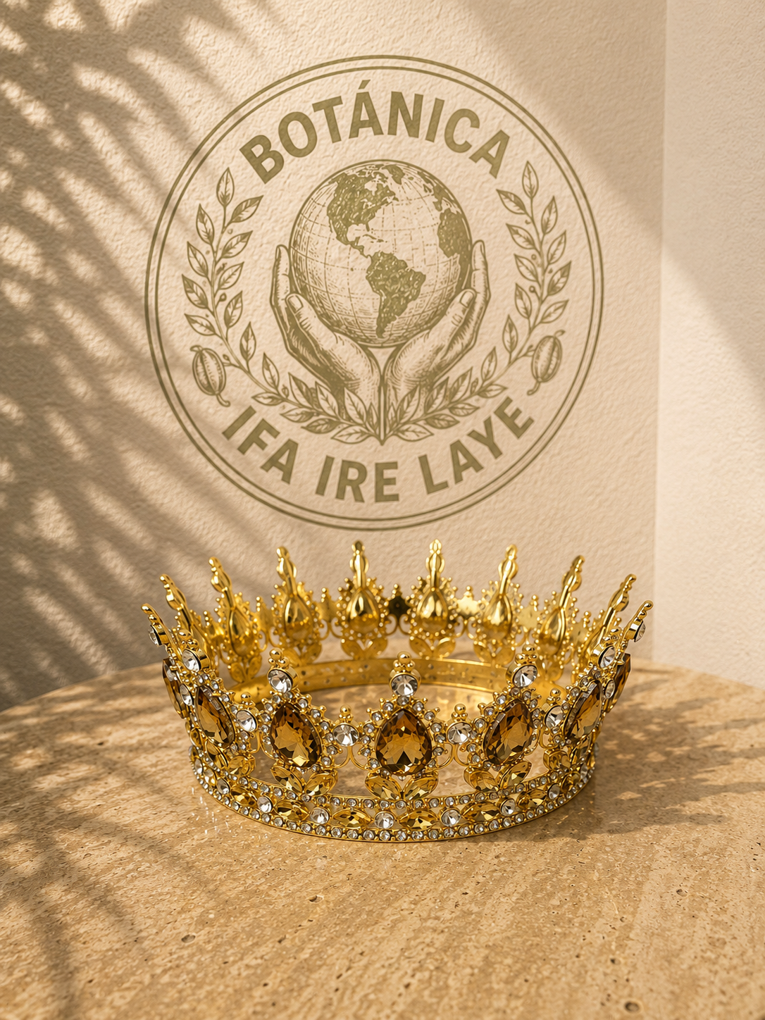 Corona de metal Oshun