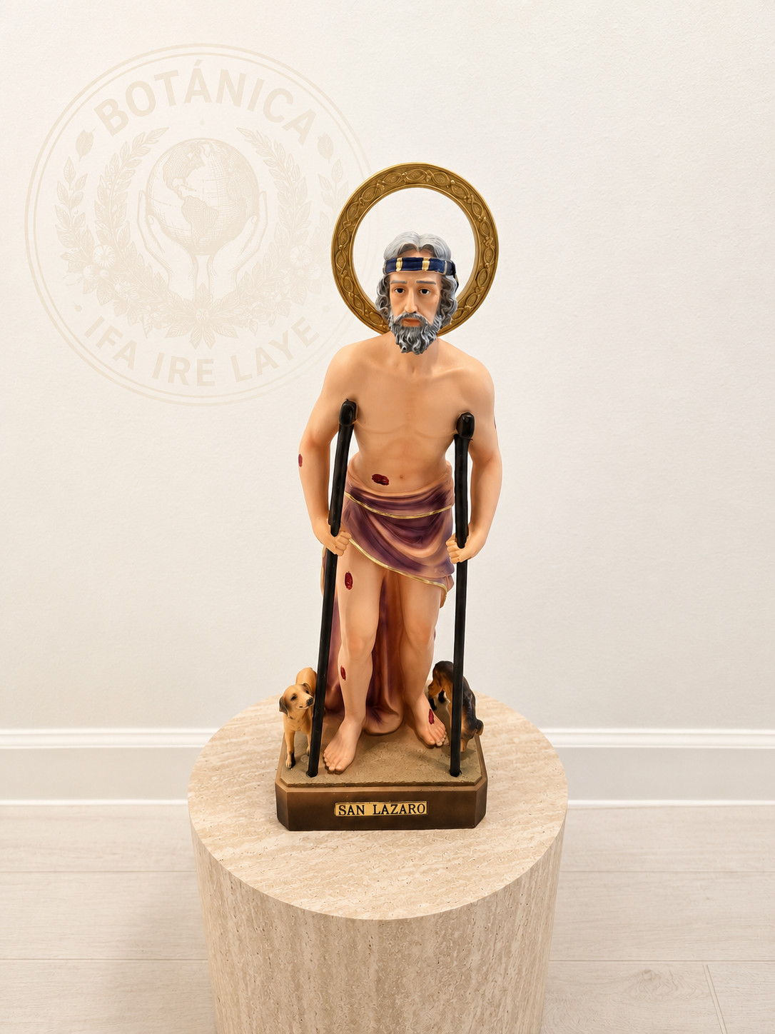 Estatua de San Lazaro 12"