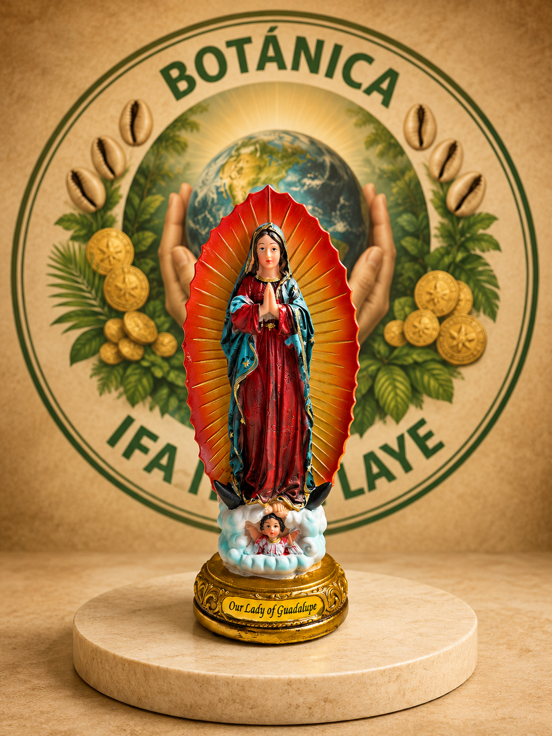Virgen de Guadalupe 8"
