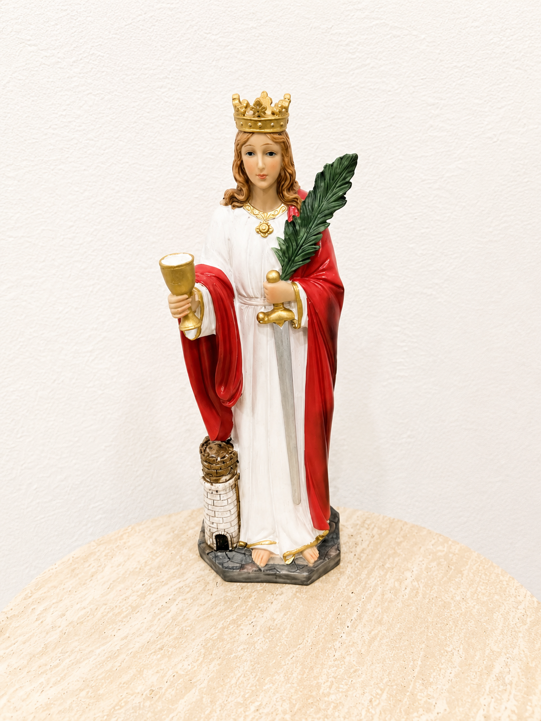 Estatua de Santa Barbara 12"
